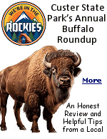 If you, like me and the author of this article, are in awe of the majestic bison or have ever wondered what it would be like to hear the rumble of a stampede of buffalo while sitting safely on the sidelines, then this is something to check out. The annual buffalo roundup in Custer State Park is a dramatic display of cowboys and cowgirls driving a herd of roughly 1400 buffalo through the park and into the corrals for testing, branding, and sorting. It is a unique experience.